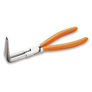 Pince pour circlips intérieurs à  becs longs coudés à  90Â°