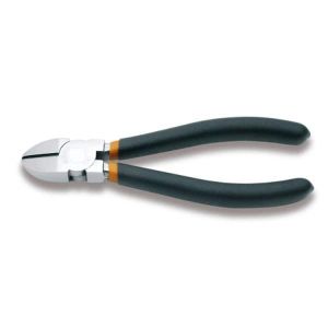 Pince coupante diagonale, chromée, branches gainées avec double couche de PVC antidérapant