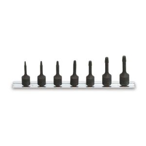 Jeu d'extracteurs de vis et goujons cassés avec carrés 3/8" et 1/2"
