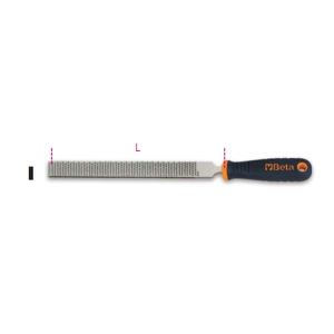 Râpe lime plate manche en matériau plastique