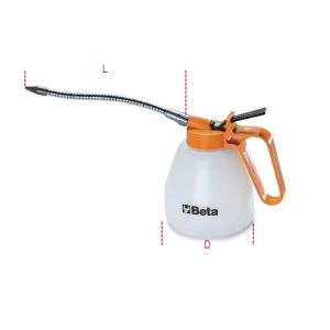 Burette plastique sous pression à  embout flexible