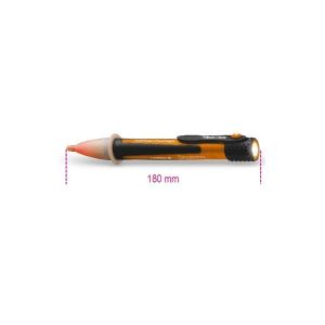 Détecteur de tension de poche avec mini-torche à  LED