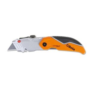 Cutter à  lame trapézoà¯dale à  cran d'arrêt