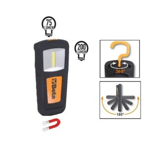 Lampe rechargeable compacte à  LEDs très haute luminosité. Batterie au lithium polymère