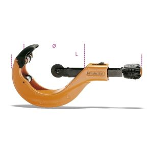 Coupe-tubes à  avance télescopique rapide pour tube PVC