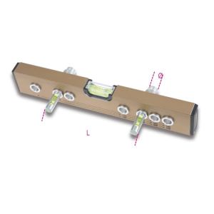 Gabarit à  trois flacons pur installation connexions sanitaires