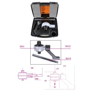 Multiplicateur de couple et accessoires pour serrages à  droite et à  gauche rapport 5:1 avec bras de réaction pour un usage intensif