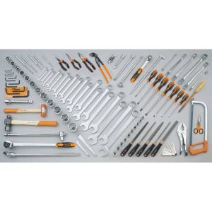 Composition de 99 outils pour engins de chantier