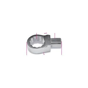 Clé polygonale pour clés dynamométriques avec entraà®nement rectangulaire