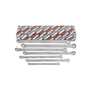 Jeu de 7 clés polygonales doubles droites, modèle extra-long