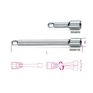 Rallonge angulaire carrés mâle et femelle 1/4"