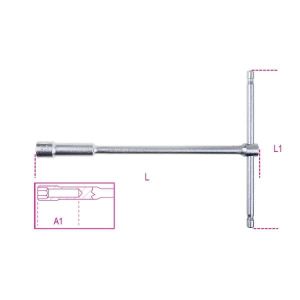 Clé à  béquille simple avec douille profonde 6 pans