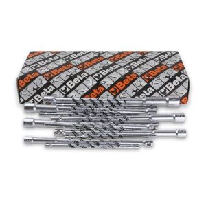 Jeu de 6 clés à  béquille simple avec douille profonde 6 pans
