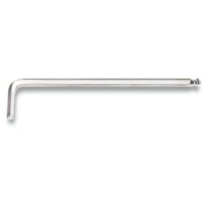 Clé mâle 6 pans coudée à  tête sphérique, modèle extra long