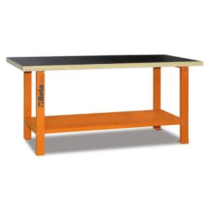 Établi avec plan de travail en bois