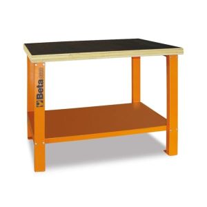 Établi avec plan de travail en bois