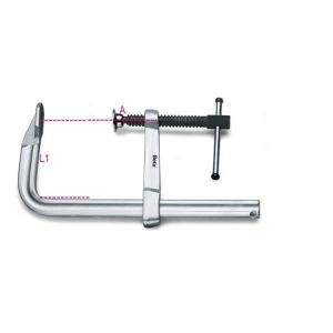 Serre-joints à vis zingué