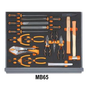 Composition de 96 outils pour la microtechnique en plateaux mousse compacte