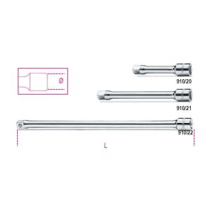 Rallonge carrés mâle et femelle 3/8"
