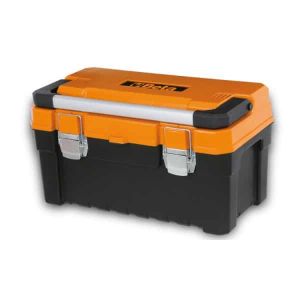 Boîte à  outils en matière plastique avec bac plastique interne, vide