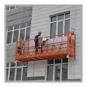 Plateforme suspendue en acier peint 7.5m