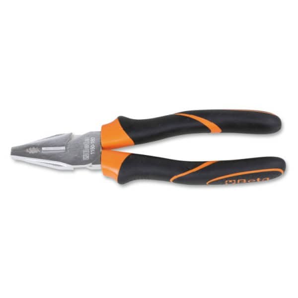 Pince universelle chromée polie branches gainées confort bi-matières