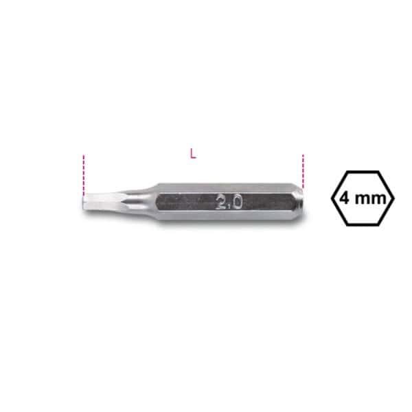 Embout 4 mm pour vis 6 pans