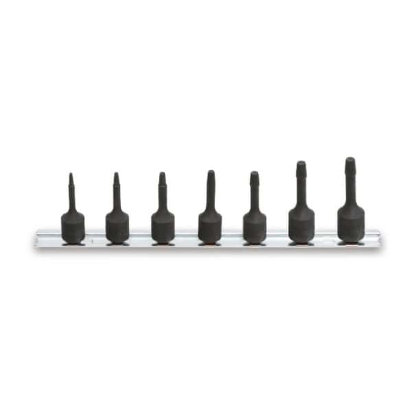 Jeu d’extracteurs de vis et goujons cassés avec carrés 3/8″ et 1/2″