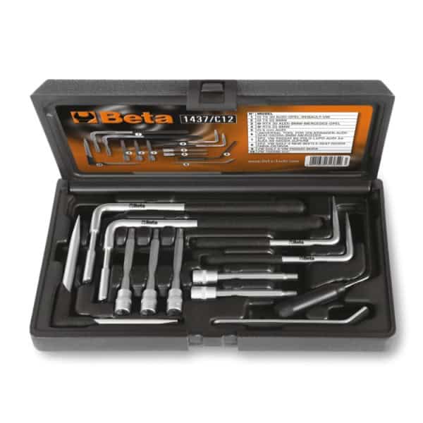 Composition de 12 outils pour enlever les airbags