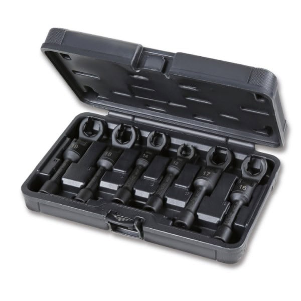 Jeu de 6 clés 6-pans articulées ouvertes pour raccords d’injecteurs