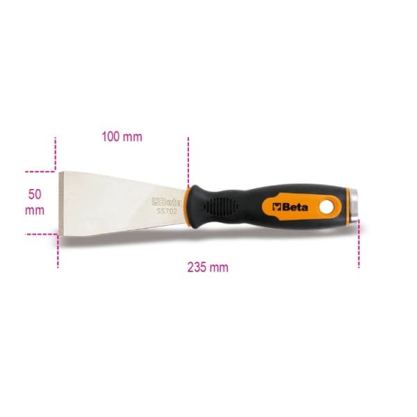 Grattoir à ébarber plat