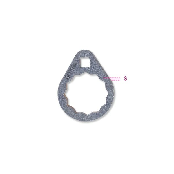 Clé polygonale pour cartouches des filtres à huile difficiles d’accès
