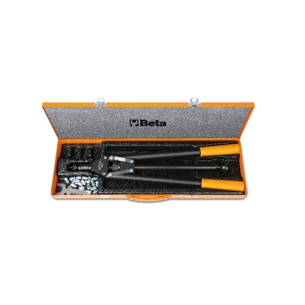 Pince à riveter 1742A avec composition de 60 embouts filetés en acier