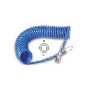 Tuyau spiralé en polyuréthane 98 Shore, extensible