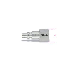 Embout rapide profil Italien, filetage femelle, embout cylindrique BSP