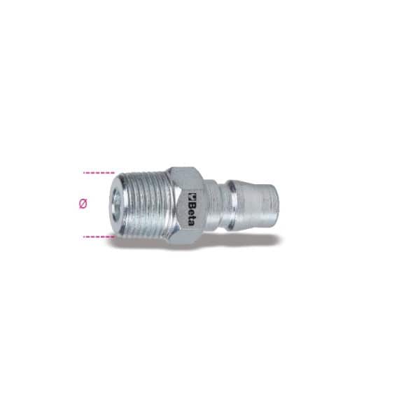 Embout rapide profil Asiatique, filetage mâle, embout conique BSPT