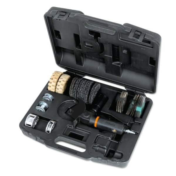 Ponceuse multifonction avec 16 accessoires dans valise en plastique