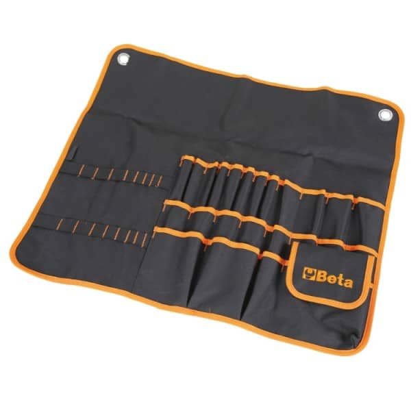 Portefeuille d’outils enroulable en polyester durable, vide