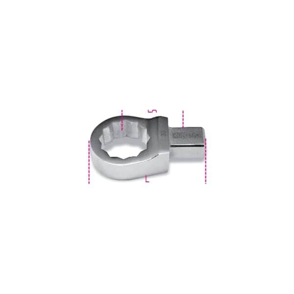 Clé polygonale pour clés dynamométriques avec entraà®nement rectangulaire