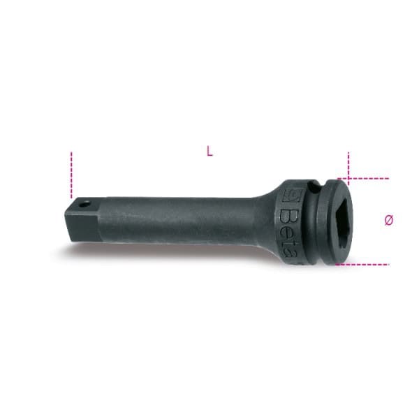Rallonge carrés mâle et femelle 3/8″