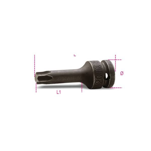 Douille tournevis à chocs pour vis Torx®