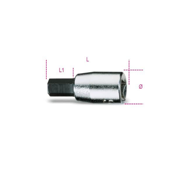 Douille tournevis pour vis 6 pans creux