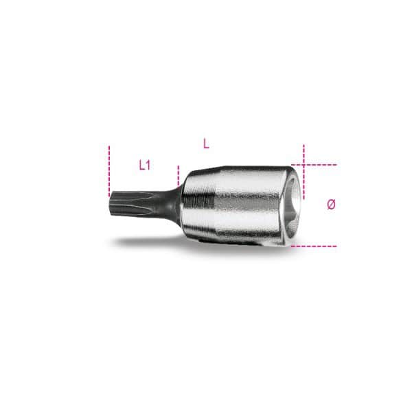 Douille tournevis pour vis en étoile à 5 pointes
