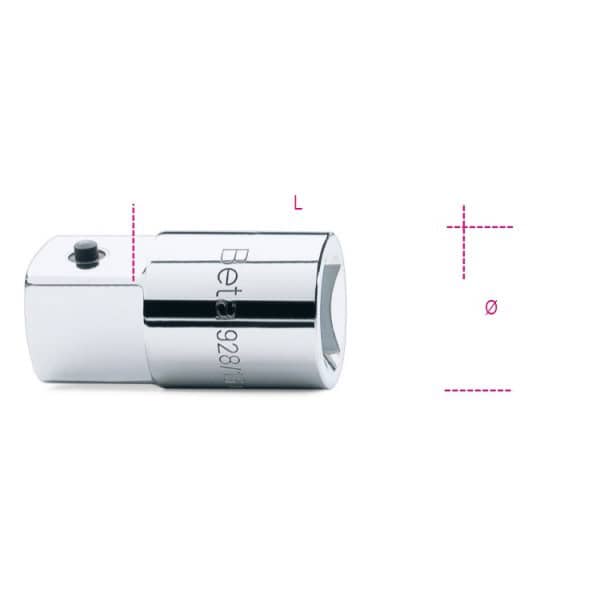 Augmentateur carré femelle 3/4″ et mâle 1″
