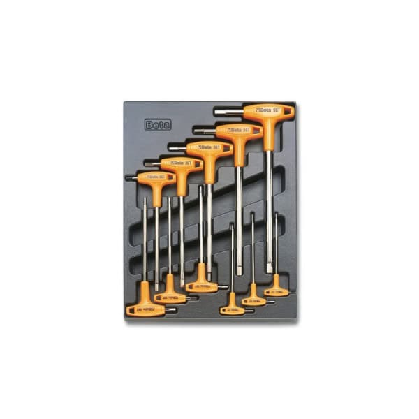 Plateau thermoformé rigide avec composition d’outils