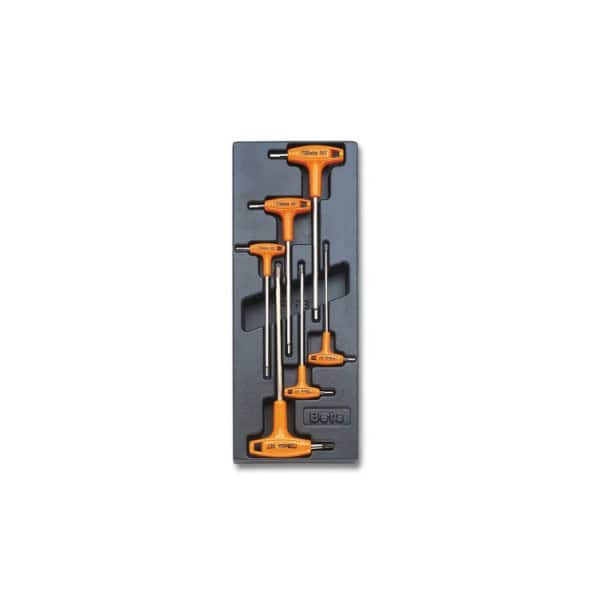 Plateau thermoformé rigide avec composition d’outils