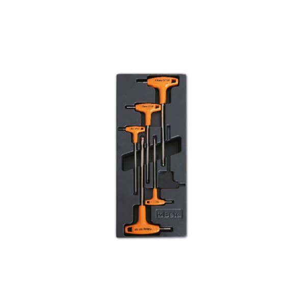 Plateau thermoformé rigide avec composition d’outils