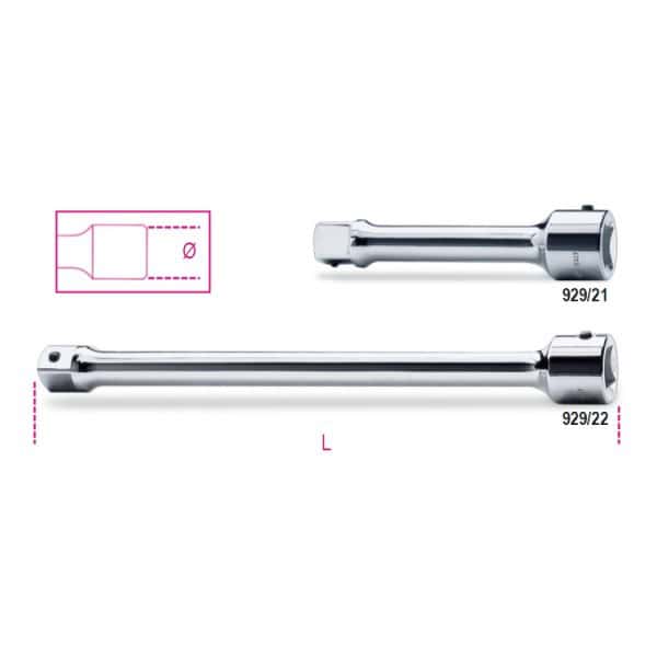 Rallonge carrés mâle et femelle 1″