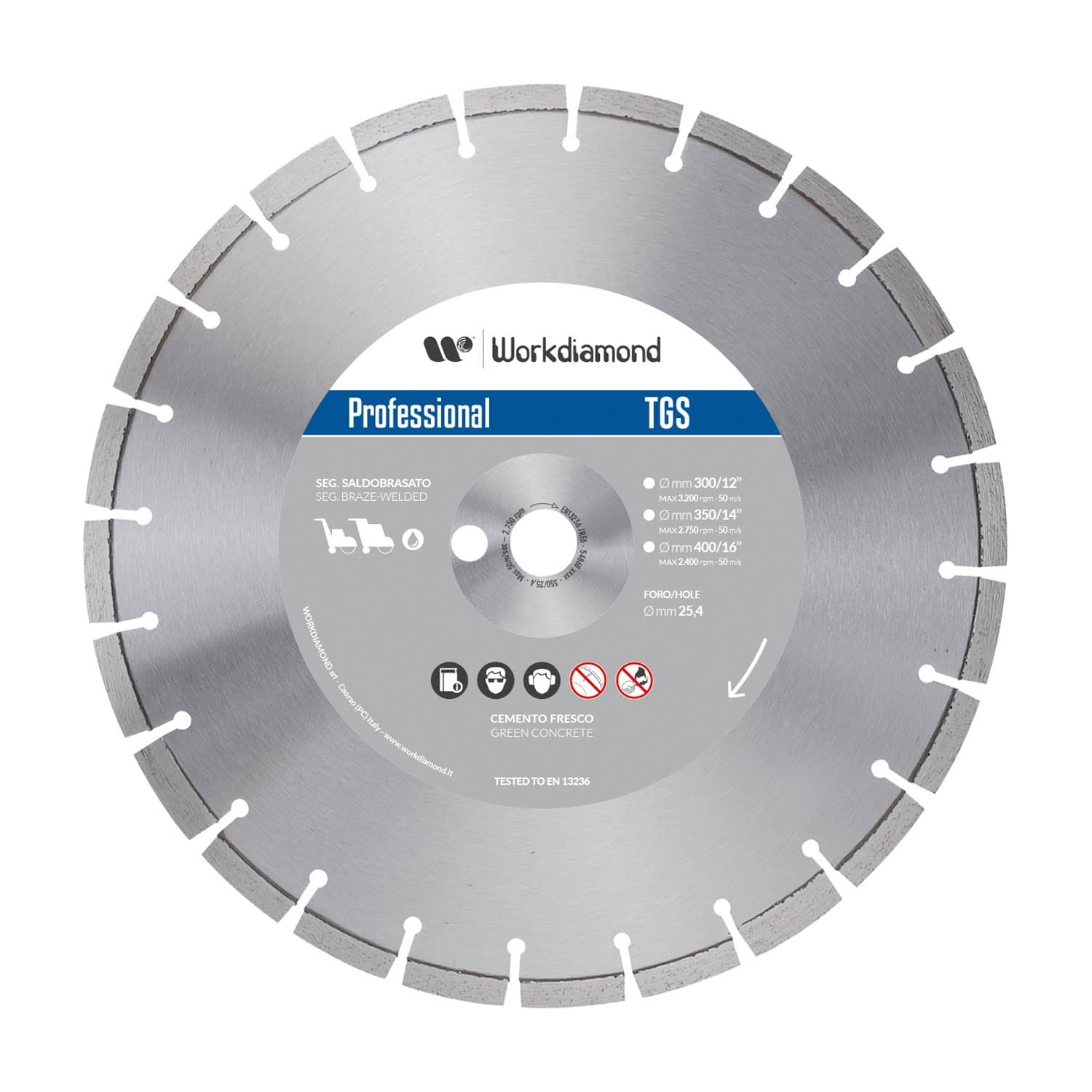 Disque pour Béton Frais