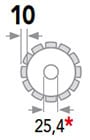 Disque pour Asphalte, Ciment
